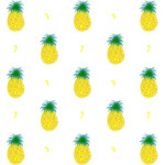 Free Digital Fruity Pineapple Scrapbooking Paper