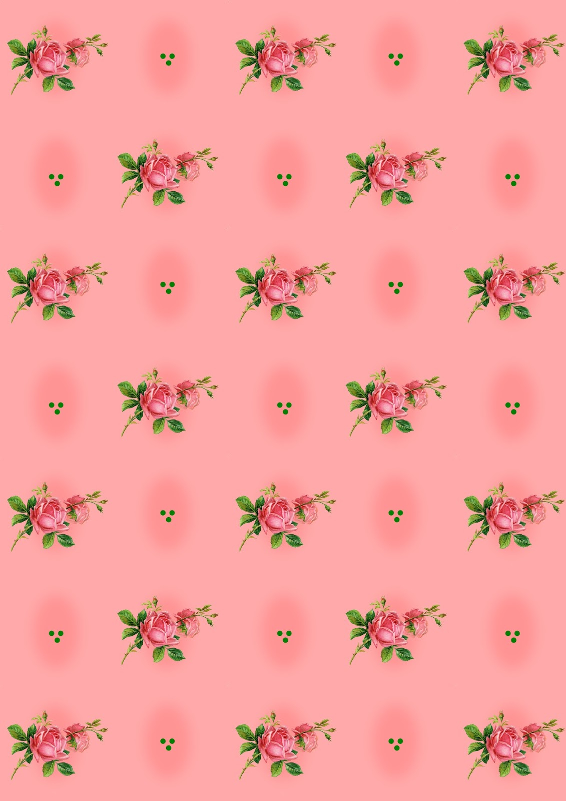 Free Digital Rose Scrapbooking Paper Ausdruckbares 