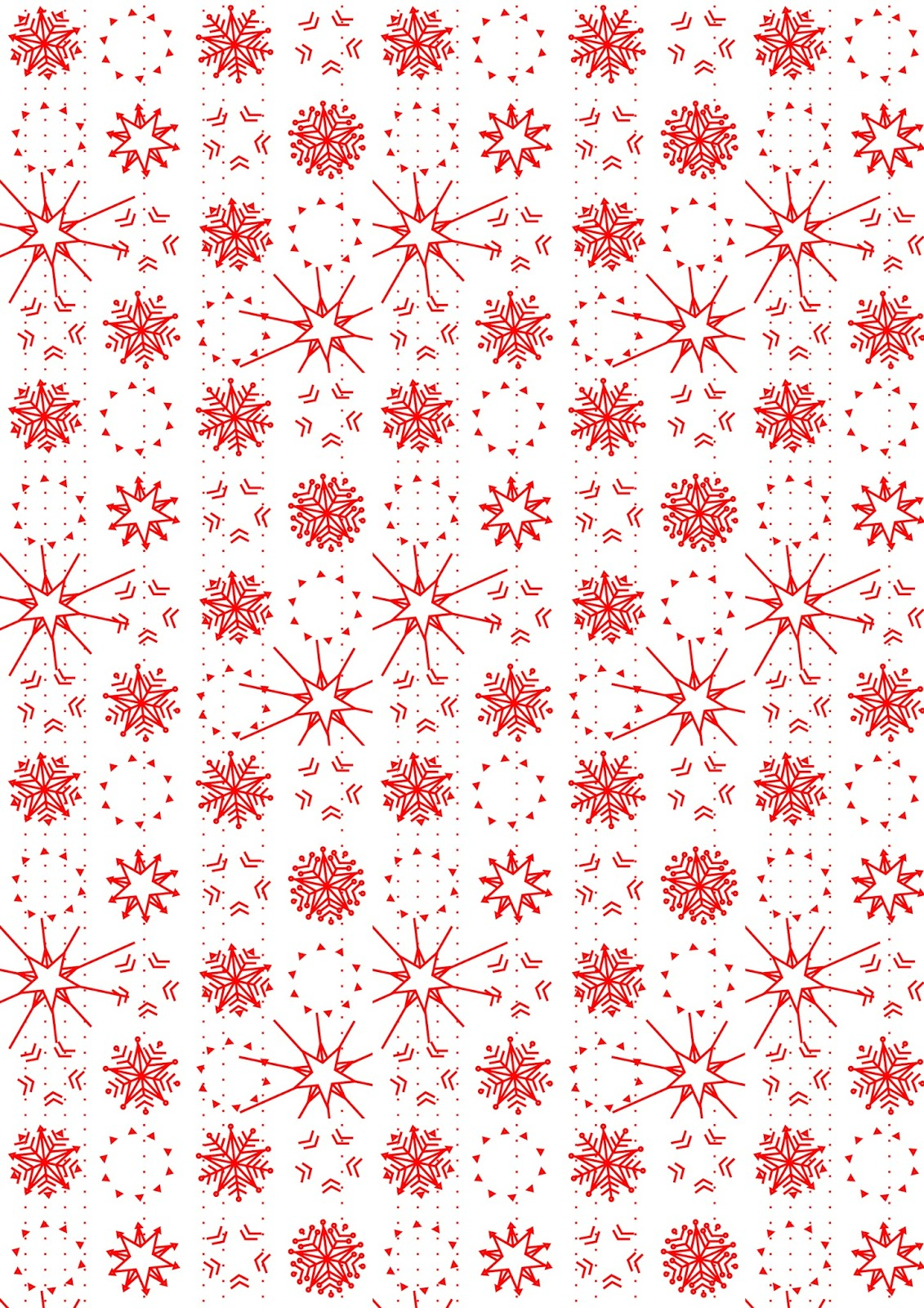 Free Digital Snowflake Scrapbooking Paper Ausdruckbares 