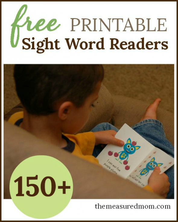 Free Emergent Readers The Measured Mom