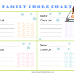 Free Family Chore Chart