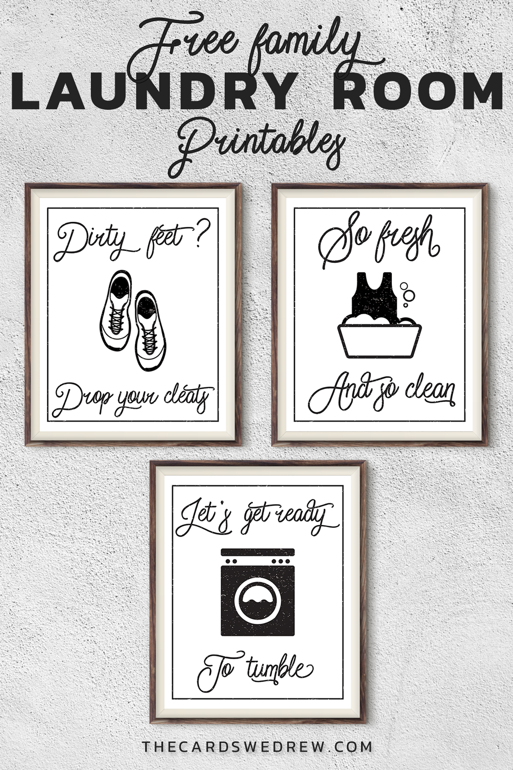 Free Farmhouse Laundry Room Printables For Moms The