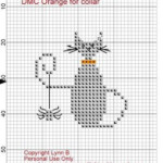 Free Halloween Cat Mini Cat CrossStitch Pattern Cross