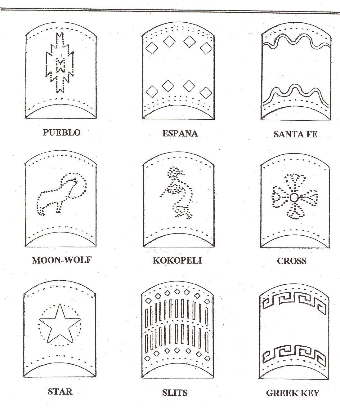 Free Images Of Patterns To Do Tin Punch WSA1510 In Color 