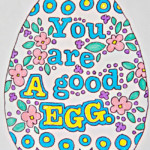 Free Kids Easter Egg Doodle Coloring Pages