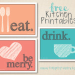 Free Kitchen Printables Eat Drink And Be Merry The