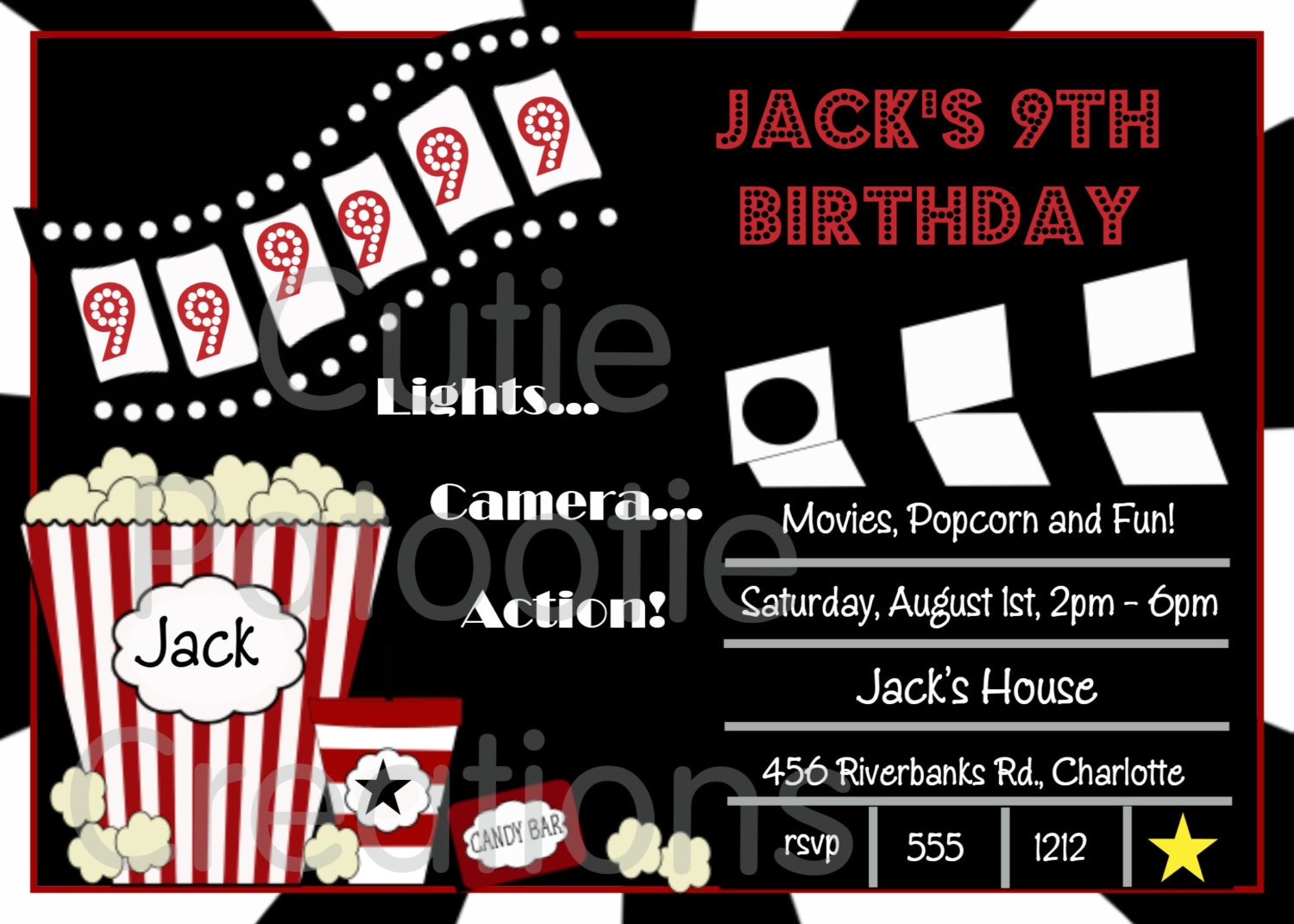 Free Movie Ticket Invitation Template Free