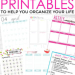 Free Organizational Printables For The Home To Organize
