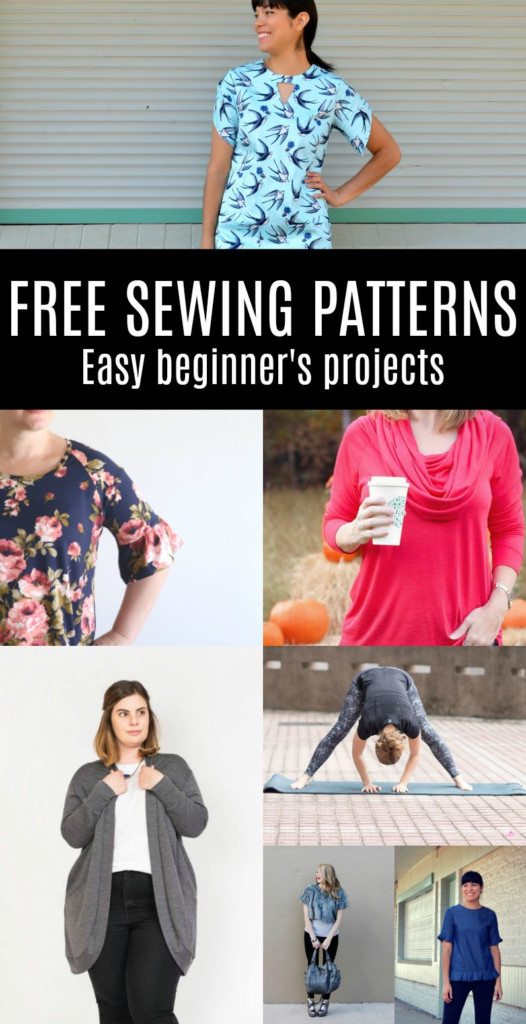 FREE PATTERN ALERT 20 Sewing Patterns For Beginners On