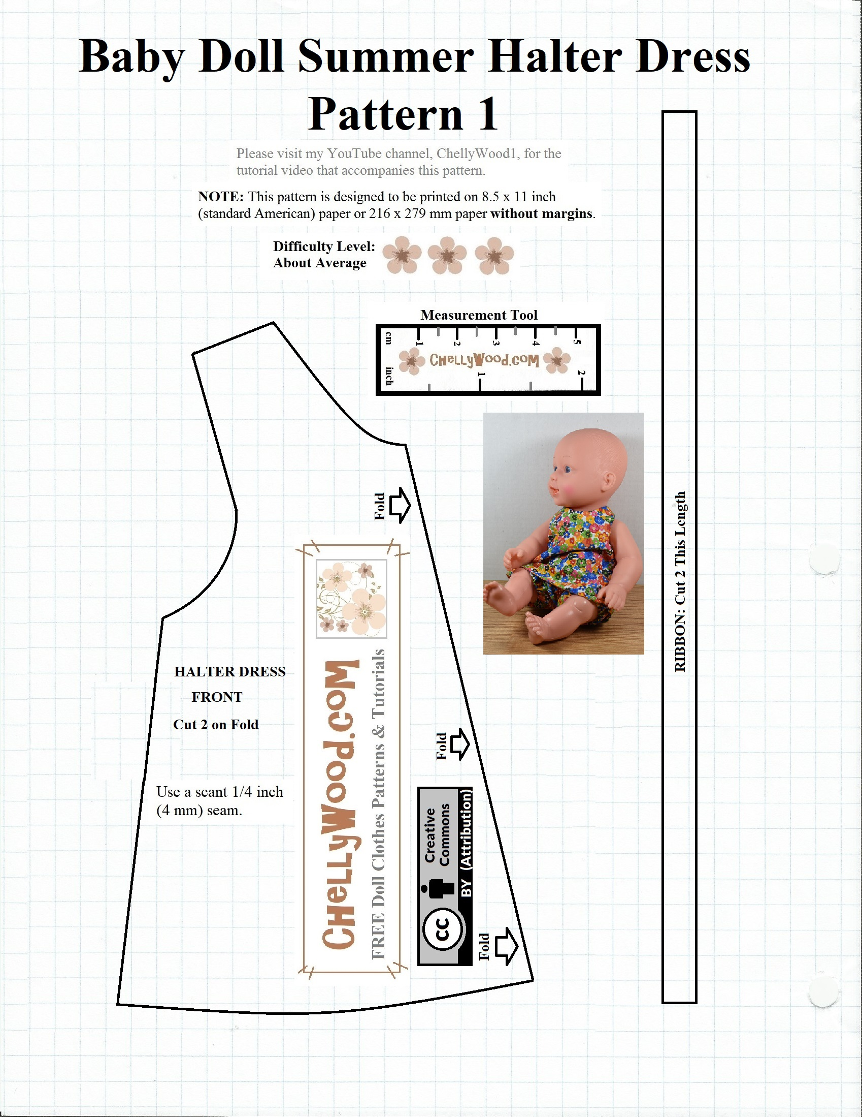 Free patterns For baby dolls Clothes ChellyWood 