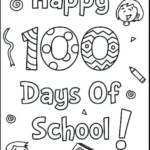 Free Printable 100 Days Of School Coloring Pages ScribbleFun