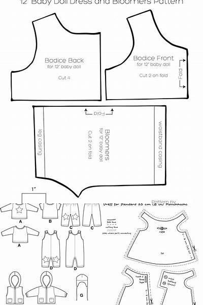 Free Printable 18 Doll Clothes Patterns American Girl Bing 