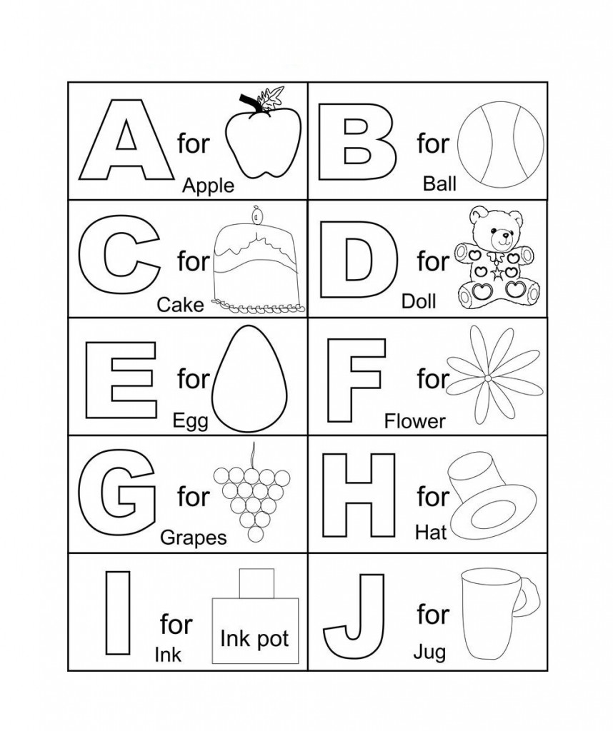 Free Printable Abc Coloring Pages For Kids