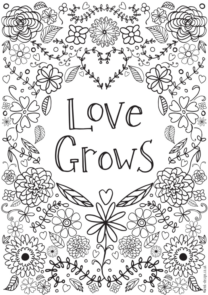 Free Printable Adult Colouring Pages For The New Year