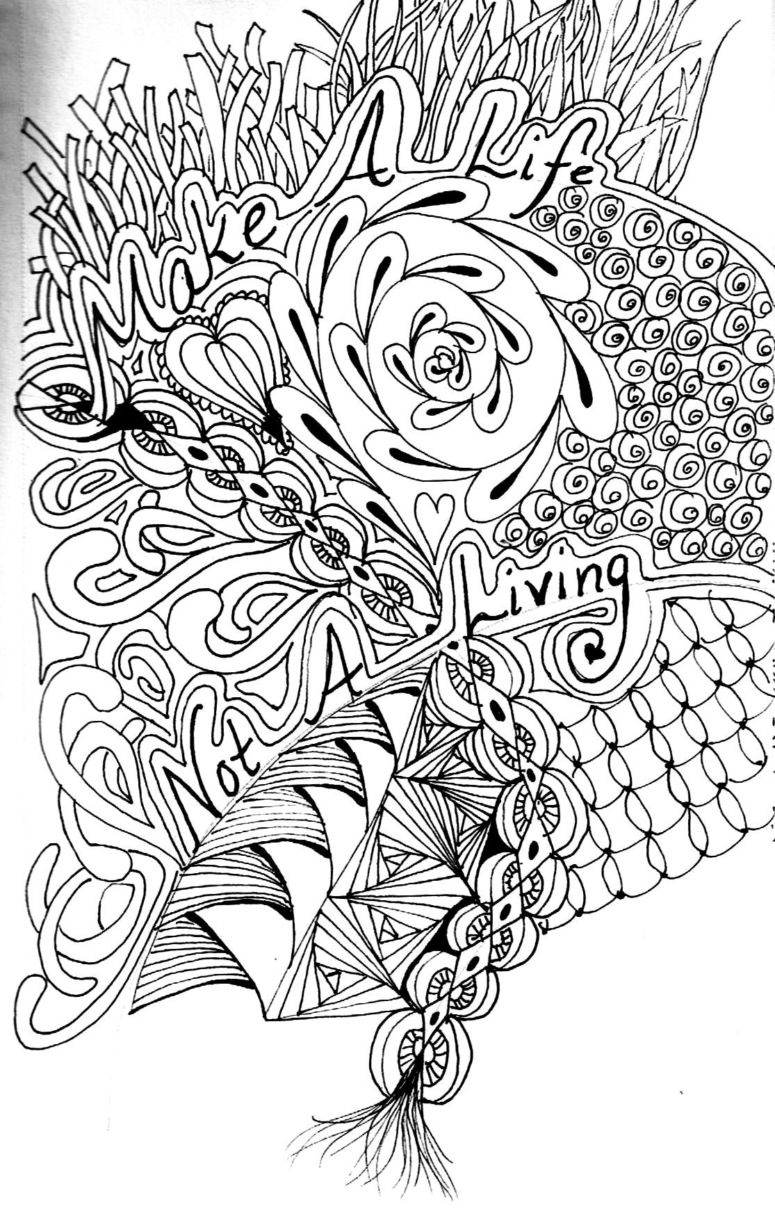 Free Printable Advanced Coloring Pages Coloring Home