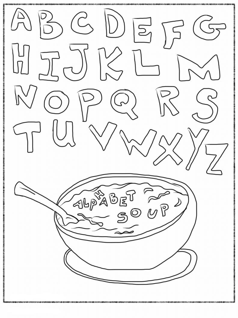 Free Printable Alphabet Coloring Pages For Kids Best 