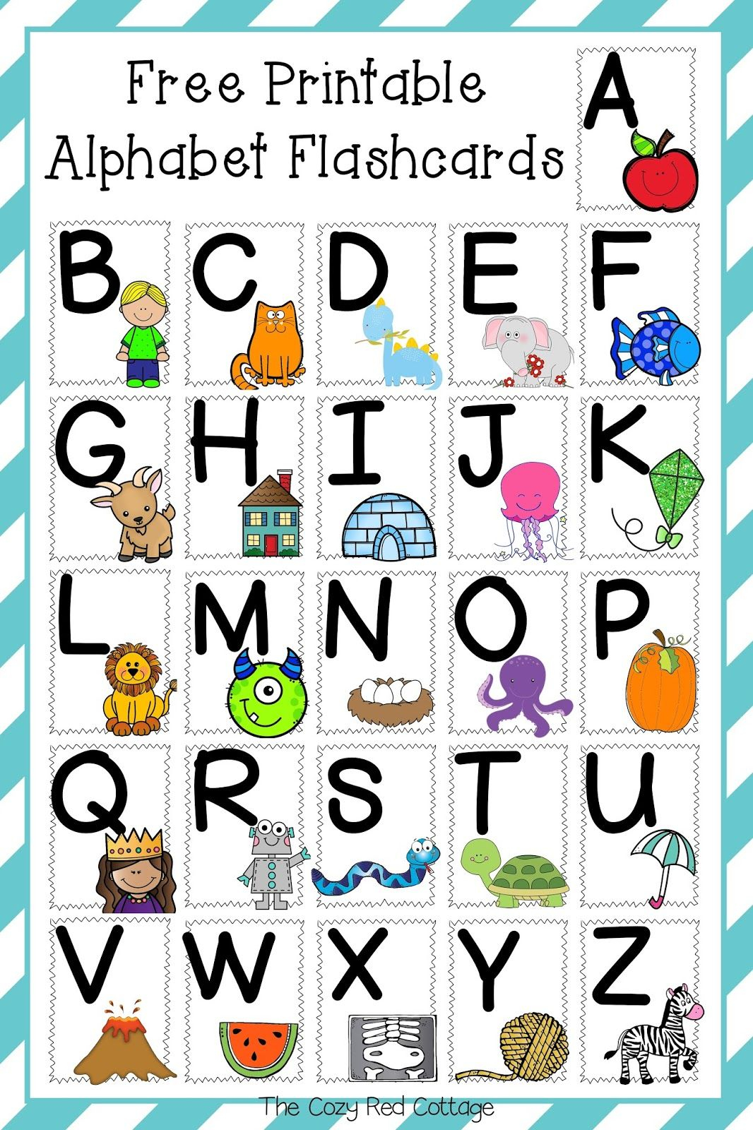 Free Printable Alphabet Flashcards Free Alphabet 