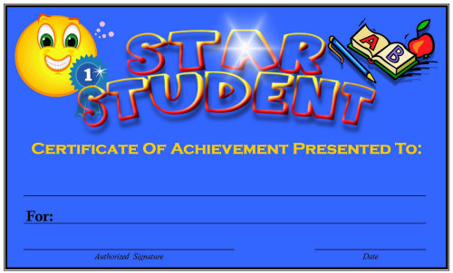 Free Printable Award Certificates For Elementary Students 