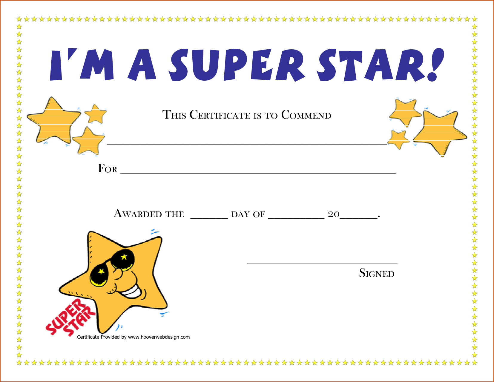 Free Printable Award Certificates For Elementary Students 