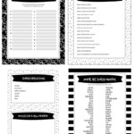 FREE Printable Baby Shower Games 5 Games In 3 Colors