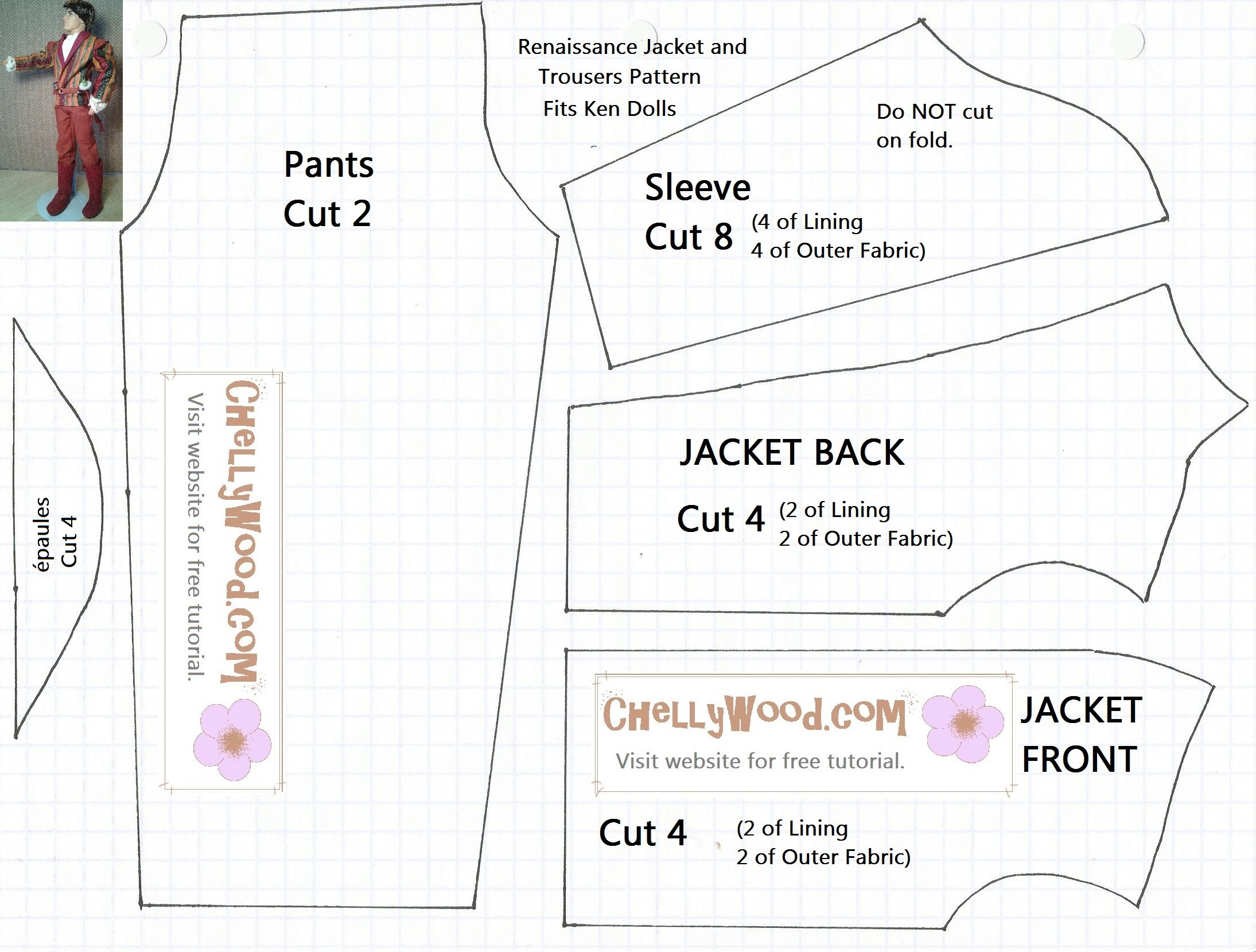 FREE Printable Barbie Doll Clothes Patterns And Upcoming 