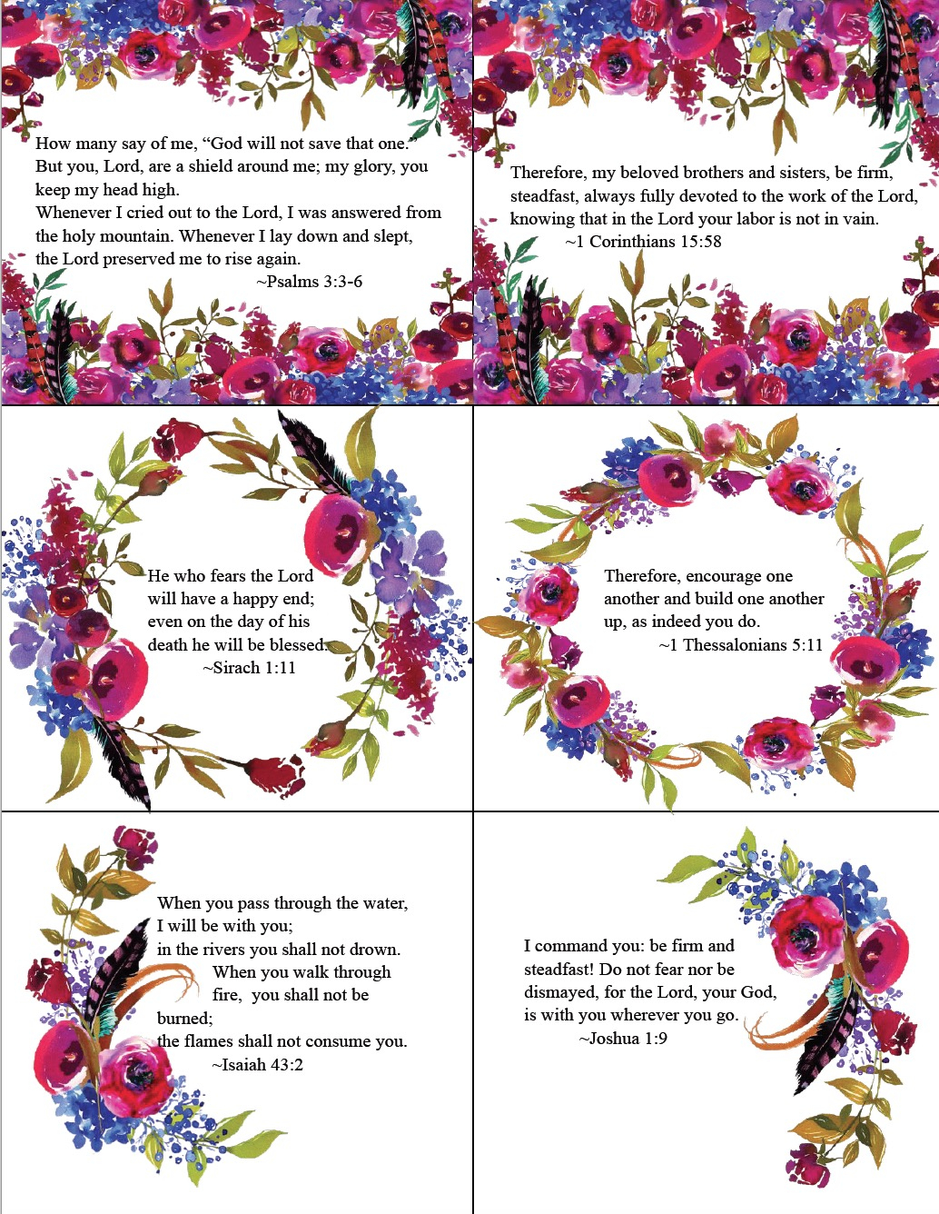Free Printable Bible Verse Cards For When You Need 