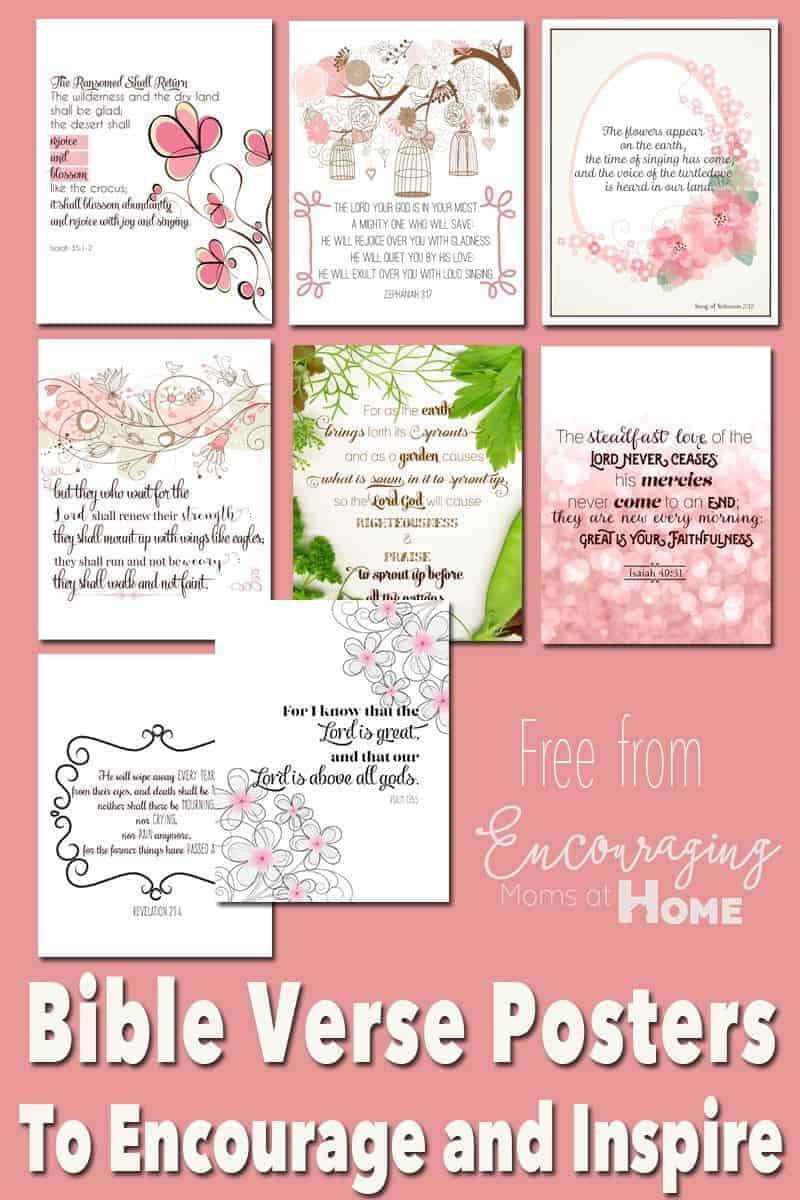 Free Printable Bible Verses To Encourage And Inspire 