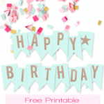 Free Printable Birthday Banners The Girl Creative