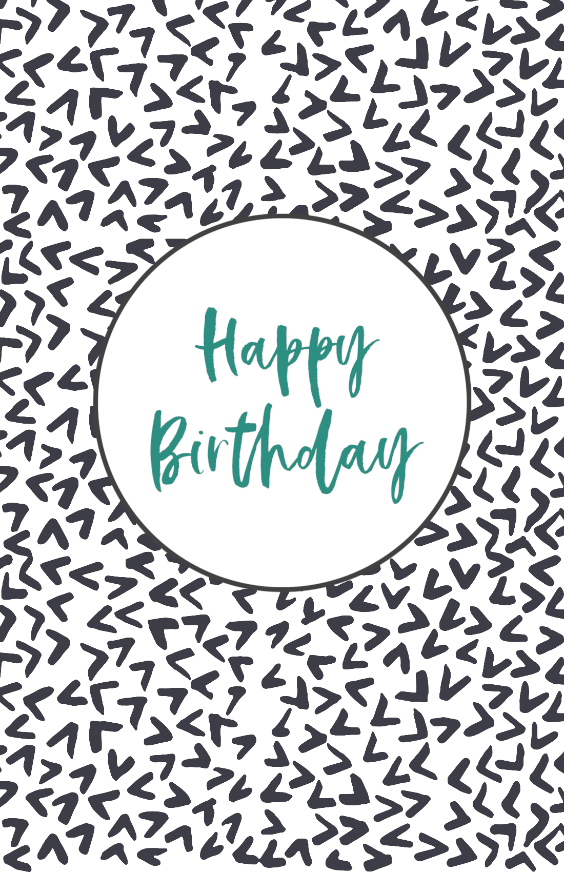 Free Printable Birthday Cards Paper Trail Design