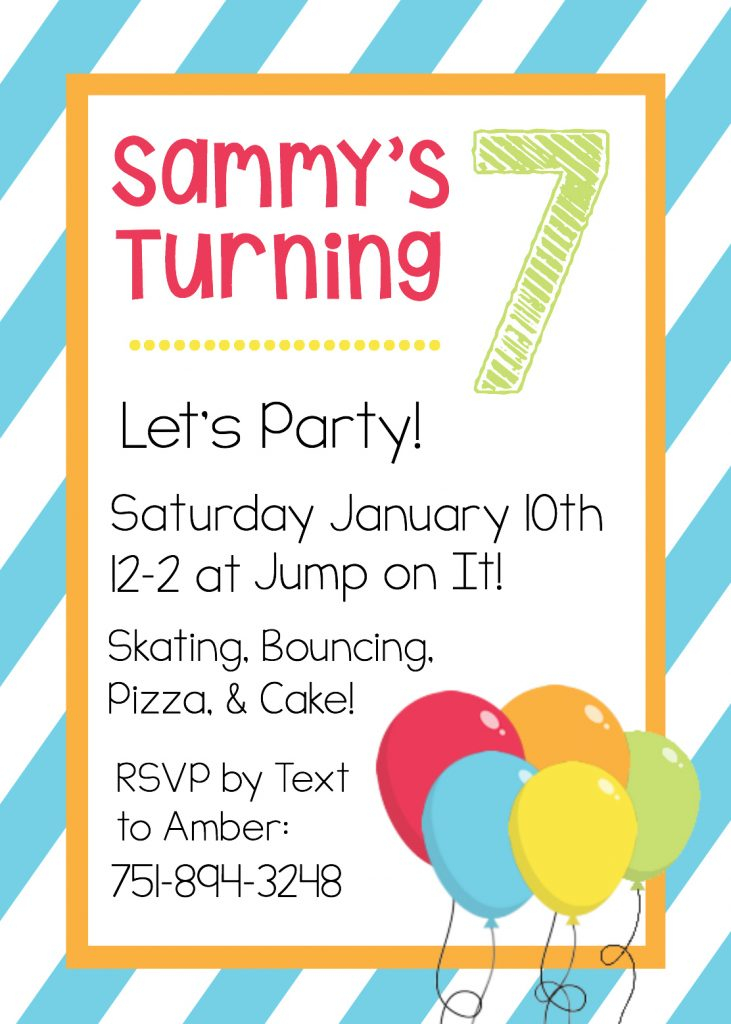 Free Printable Birthday Invitation Templates Free Printable Birthday Invitation Templates