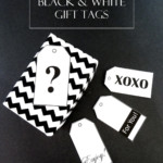 Free Printable Black And White Gift Tags