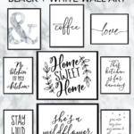 Free Printable Black And White Wall Art Download And