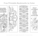 Free Printable Bookmarks To Color Smiling Colors