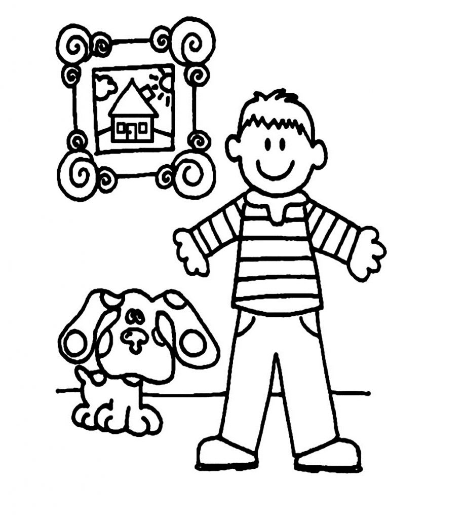 Free Printable Boy Coloring Pages For Kids