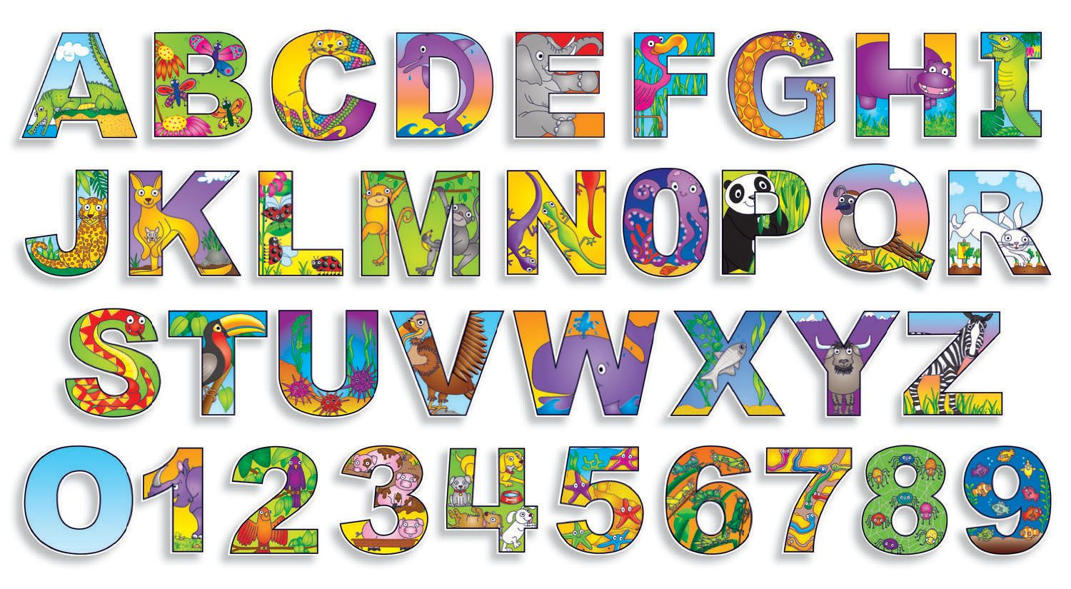 Free Printable Bulletin Board Letters Illustrated 