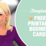 Free Printable Business Cards TEMPLATES INCLUDED YouTube
