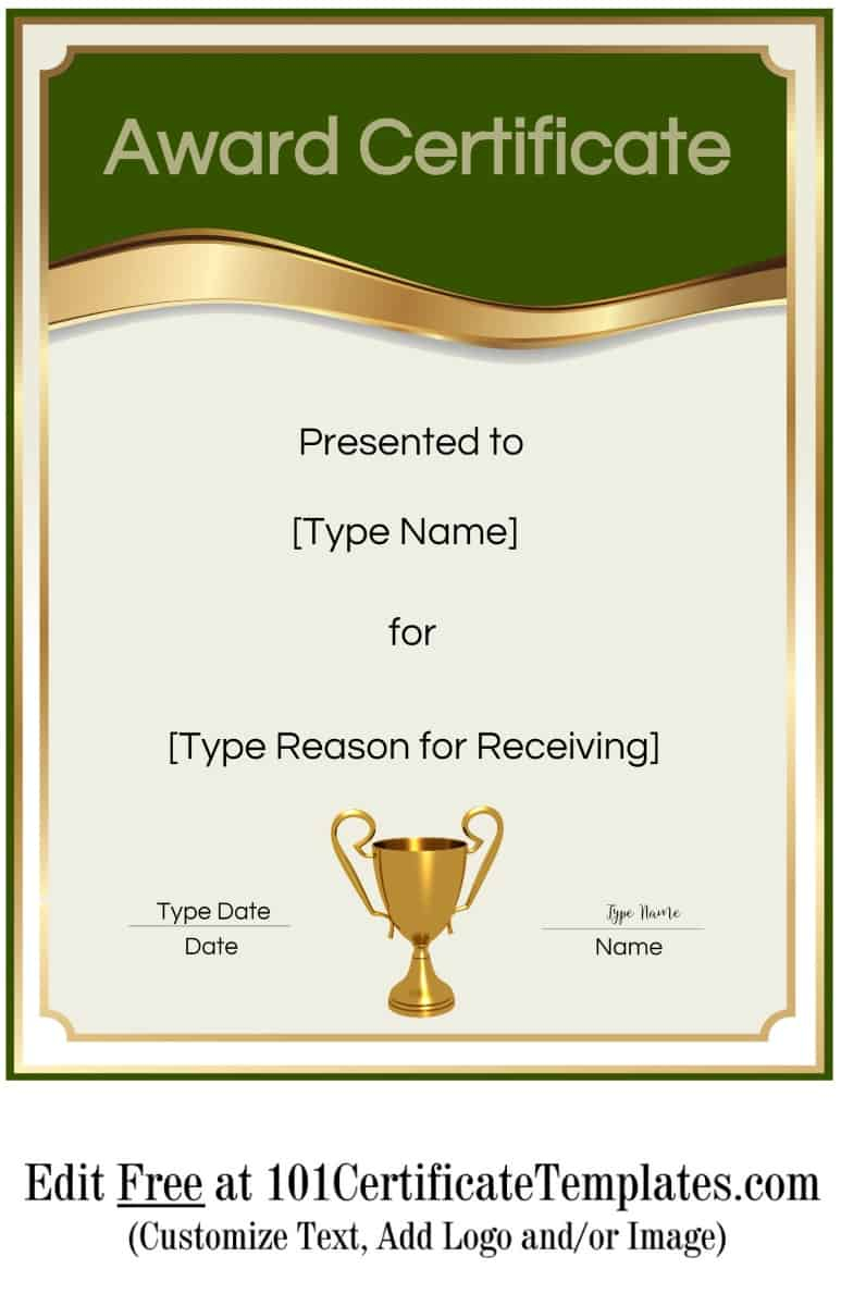 Free Printable Certificate Templates Customize Online