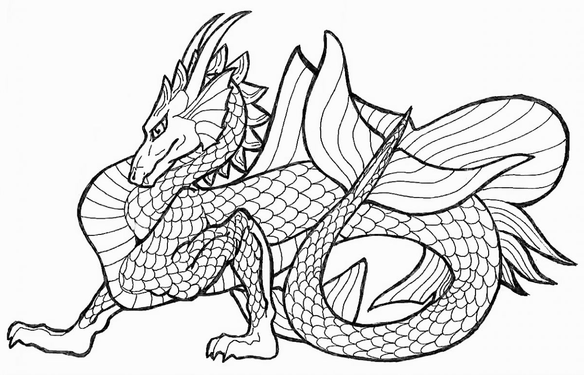 Free Printable Chinese Dragon Coloring Pages For Kids