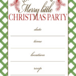 Free Printable Christmas Party Invitation Moritz Fine