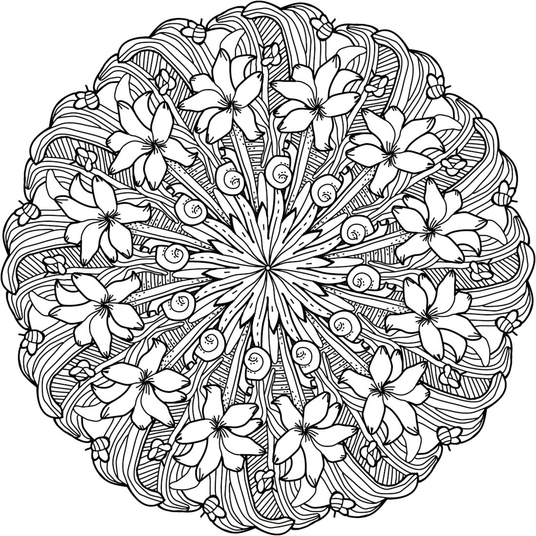 Free Printable Coloring Pages For Adults Advanced 