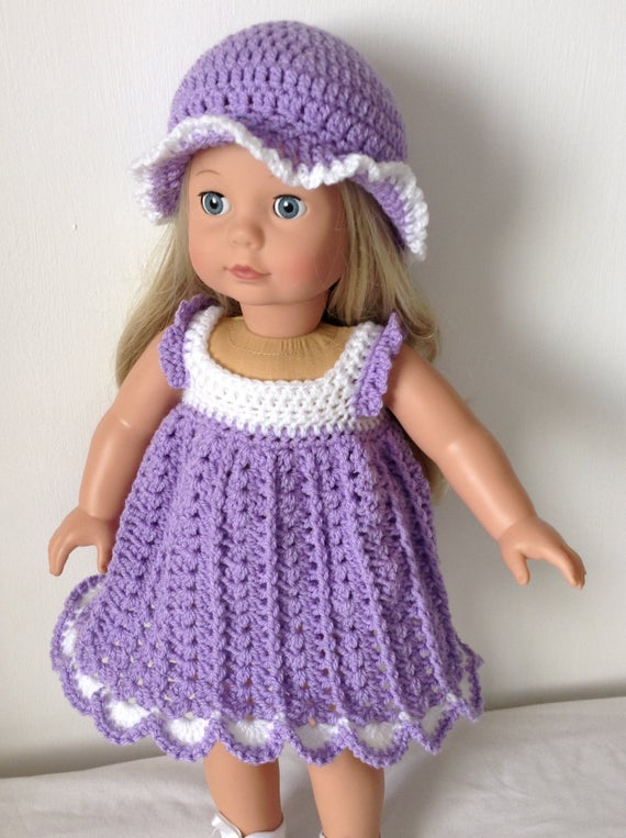 Free Printable Crochet Doll Clothes Patterns For 18 Inch 