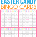 Free Printable Easter Bingo Cards For One Sweet Easter