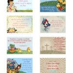 Free Printable Easter Message Cards Variety Sheet Free
