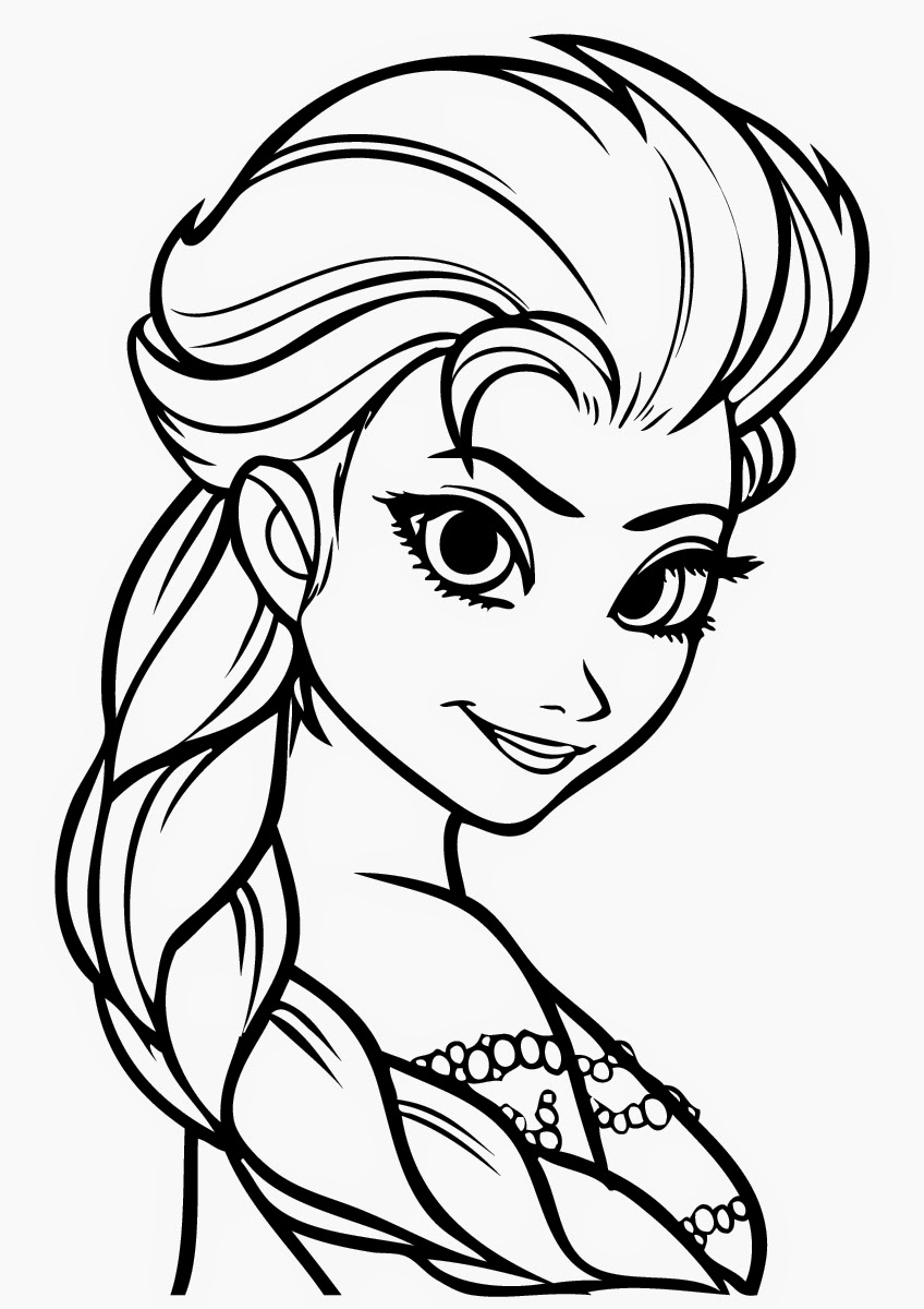 Free Printable Elsa Coloring Pages For Kids Best 