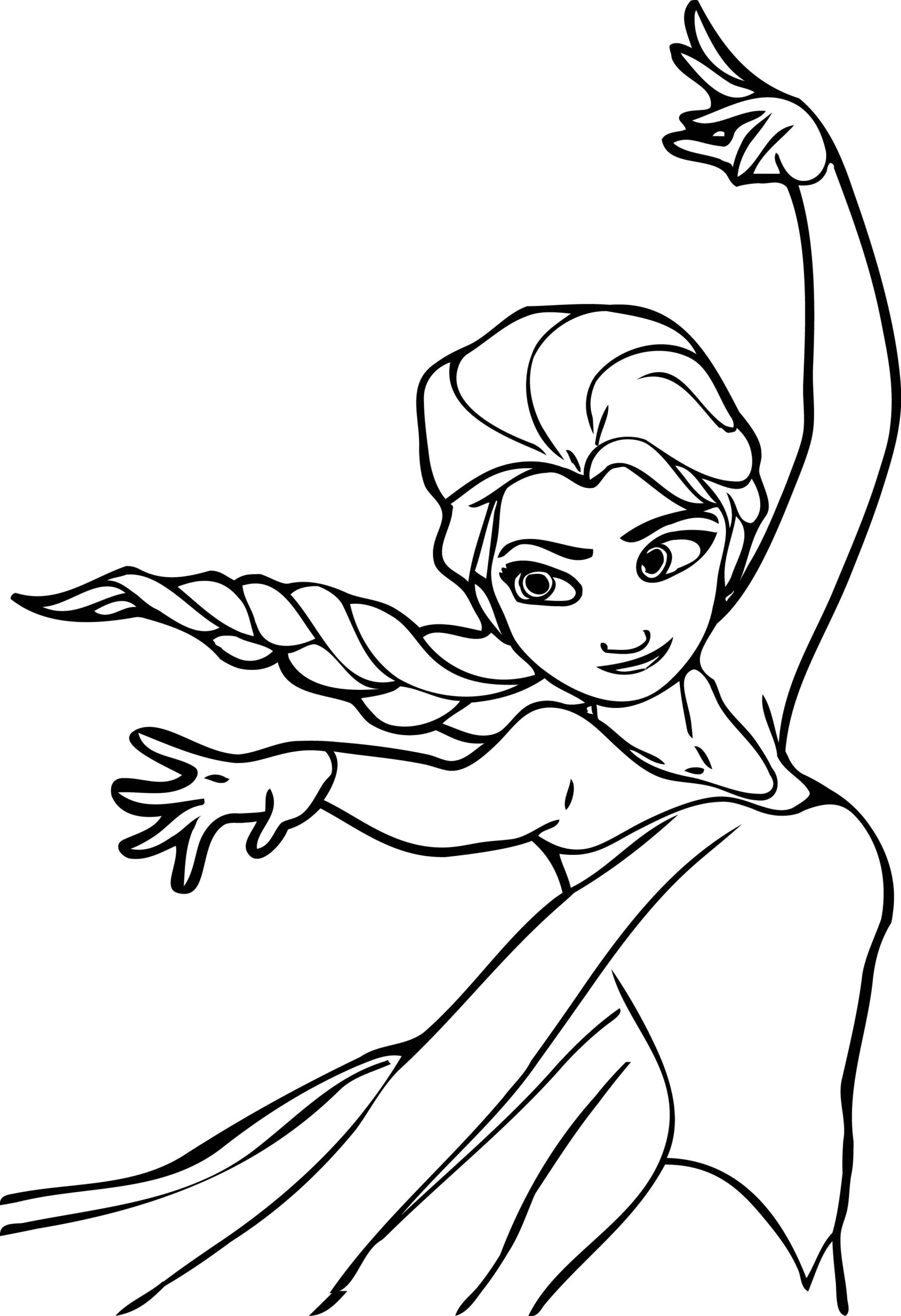 Free Printable Elsa Coloring Pages For Kids Best 