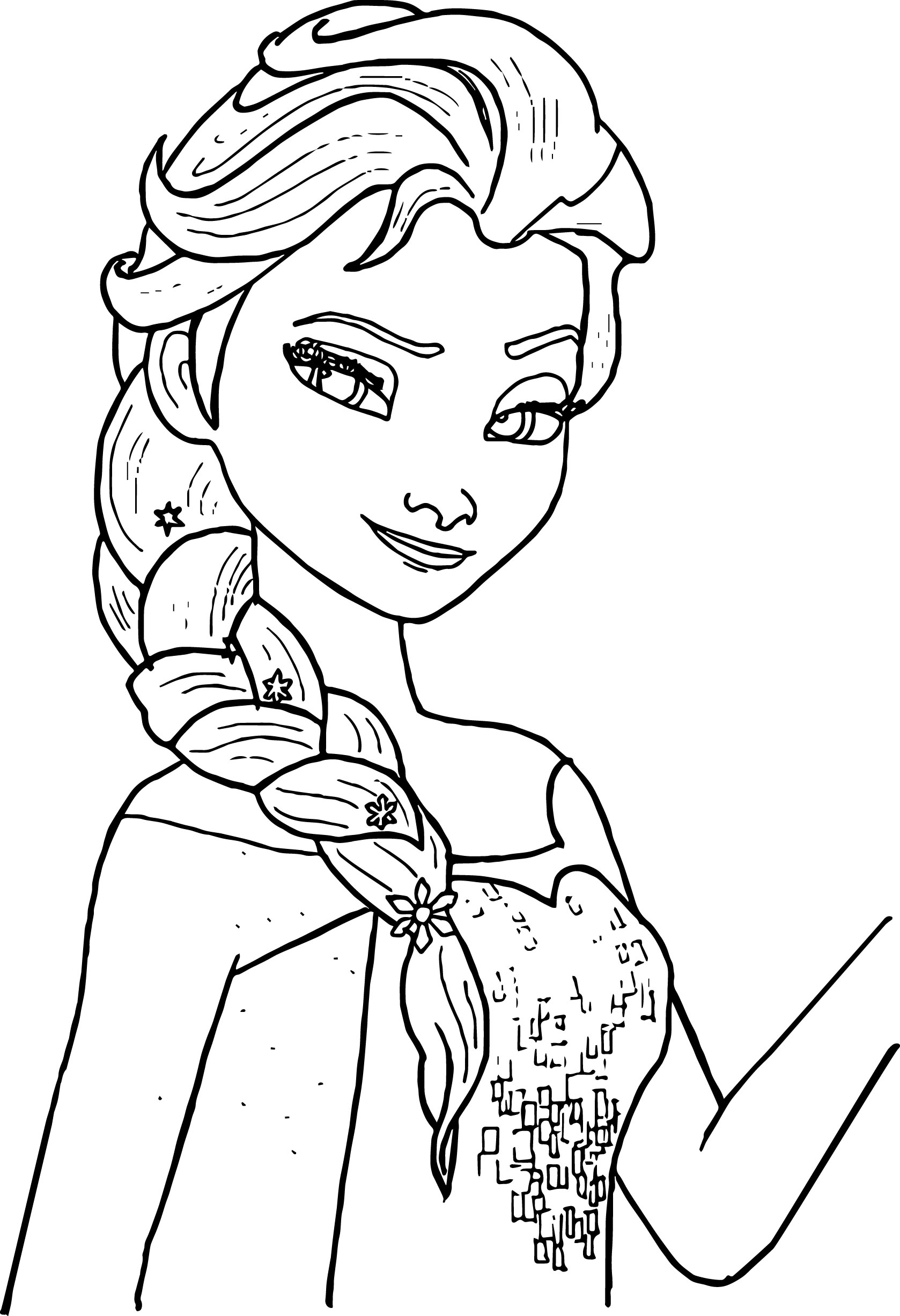 Free Printable Elsa Coloring Pages For Kids Best
