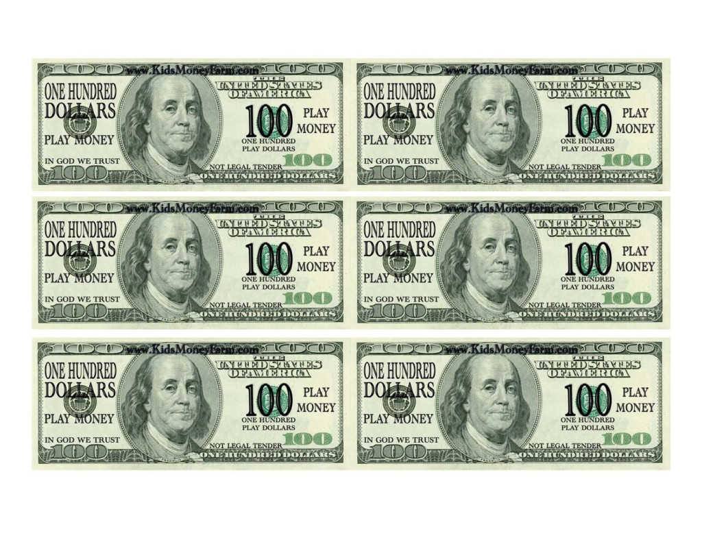 Free Printable Fake Money That Looks Real Free Printable