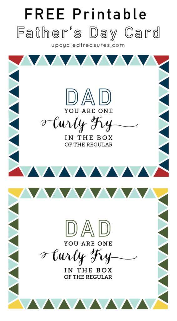 FREE Printable Father S Day Card MountainModernLife