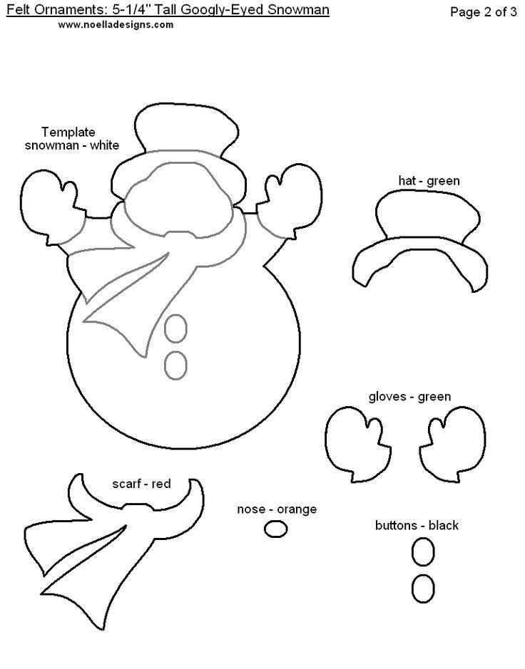 Free Printable Felt Christmas Ornament Patterns With Free Printable Felt Christmas Ornament Patterns With
