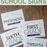 Free Printable First Day Of School Sign For All Grades